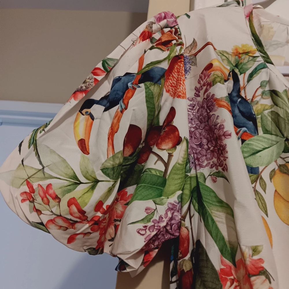 Calypso St Barth Tropical Print Maxi Skirt Set Size S - Picture 13 of 16